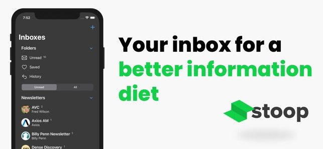 Stoop inbox - Your inbox for a better information diet